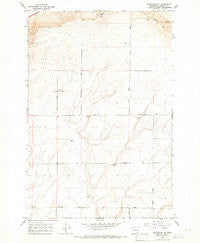 Whitstran NE Washington Historical topographic map, 1:24000 scale, 7.5 X 7.5 Minute, Year 1965