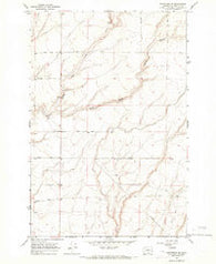 Whitstran SE Washington Historical topographic map, 1:24000 scale, 7.5 X 7.5 Minute, Year 1965