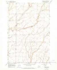 Whitstran SE Washington Historical topographic map, 1:24000 scale, 7.5 X 7.5 Minute, Year 1965