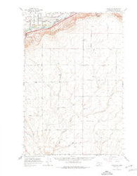 Whitstran Washington Historical topographic map, 1:62500 scale, 15 X 15 Minute, Year 1965