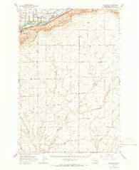 Whitstran Washington Historical topographic map, 1:62500 scale, 15 X 15 Minute, Year 1965