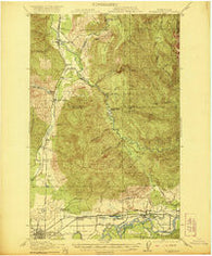 Wickersham Washington Historical topographic map, 1:62500 scale, 15 X 15 Minute, Year 1921