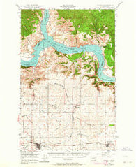 Wilbur Washington Historical topographic map, 1:62500 scale, 15 X 15 Minute, Year 1948