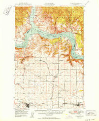 Wilbur Washington Historical topographic map, 1:62500 scale, 15 X 15 Minute, Year 1950