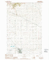 Wilbur Washington Historical topographic map, 1:24000 scale, 7.5 X 7.5 Minute, Year 1989