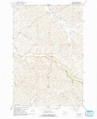 Wilcox Washington Historical topographic map, 1:24000 scale, 7.5 X 7.5 Minute, Year 1964