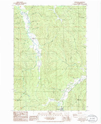 Wildwood Washington Historical topographic map, 1:24000 scale, 7.5 X 7.5 Minute, Year 1986
