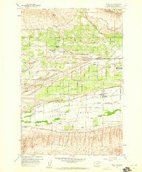 Wiley City Washington Historical topographic map, 1:24000 scale, 7.5 X 7.5 Minute, Year 1958