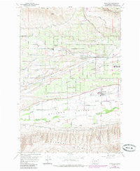 Wiley City Washington Historical topographic map, 1:24000 scale, 7.5 X 7.5 Minute, Year 1958