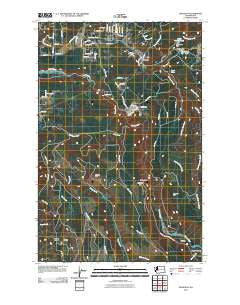 Wilkeson Washington Historical topographic map, 1:24000 scale, 7.5 X 7.5 Minute, Year 2011