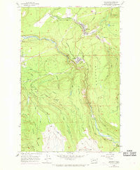Wilkeson Washington Historical topographic map, 1:24000 scale, 7.5 X 7.5 Minute, Year 1956