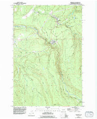 Wilkeson Washington Historical topographic map, 1:24000 scale, 7.5 X 7.5 Minute, Year 1956