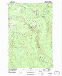 Wilkeson Washington Historical topographic map, 1:24000 scale, 7.5 X 7.5 Minute, Year 1956