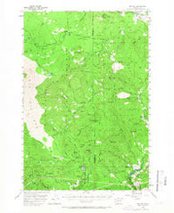 Willard Washington Historical topographic map, 1:62500 scale, 15 X 15 Minute, Year 1957