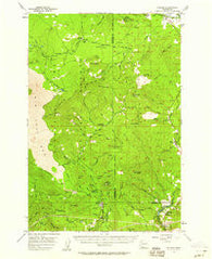Willard Washington Historical topographic map, 1:62500 scale, 15 X 15 Minute, Year 1957