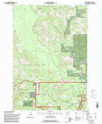 Willard Washington Historical topographic map, 1:24000 scale, 7.5 X 7.5 Minute, Year 1994
