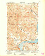 Wilmont Creek Washington Historical topographic map, 1:62500 scale, 15 X 15 Minute, Year 1950