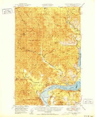 Wilmont Creek Washington Historical topographic map, 1:62500 scale, 15 X 15 Minute, Year 1950