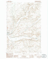 Wilson Creek Washington Historical topographic map, 1:24000 scale, 7.5 X 7.5 Minute, Year 1986