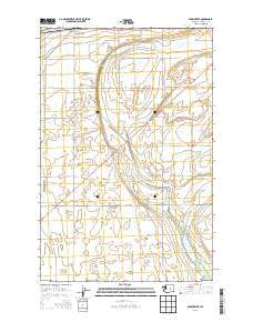 Winchester Washington Current topographic map, 1:24000 scale, 7.5 X 7.5 Minute, Year 2014