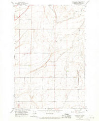 Winchester NE Washington Historical topographic map, 1:24000 scale, 7.5 X 7.5 Minute, Year 1966
