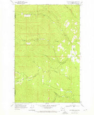Winchester Peak Washington Historical topographic map, 1:24000 scale, 7.5 X 7.5 Minute, Year 1968