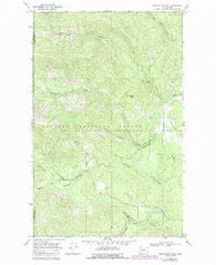Winchester Peak Washington Historical topographic map, 1:24000 scale, 7.5 X 7.5 Minute, Year 1968