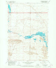 Winchester SE Washington Historical topographic map, 1:24000 scale, 7.5 X 7.5 Minute, Year 1966