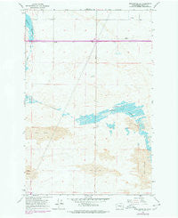 Winchester SE Washington Historical topographic map, 1:24000 scale, 7.5 X 7.5 Minute, Year 1966