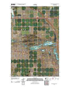 Winchester SE Washington Historical topographic map, 1:24000 scale, 7.5 X 7.5 Minute, Year 2011