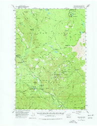 Wind River Washington Historical topographic map, 1:62500 scale, 15 X 15 Minute, Year 1957