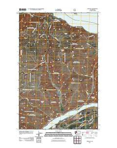 Winesap Washington Historical topographic map, 1:24000 scale, 7.5 X 7.5 Minute, Year 2011