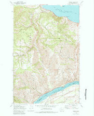 Winesap Washington Historical topographic map, 1:24000 scale, 7.5 X 7.5 Minute, Year 1968