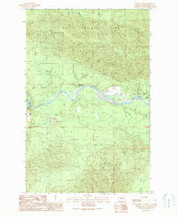 Winfield Creek Washington Historical topographic map, 1:24000 scale, 7.5 X 7.5 Minute, Year 1990