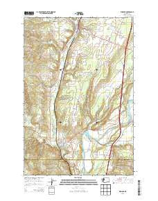 Winlock Washington Current topographic map, 1:24000 scale, 7.5 X 7.5 Minute, Year 2013