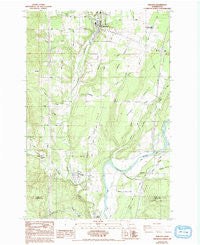 Winlock Washington Historical topographic map, 1:24000 scale, 7.5 X 7.5 Minute, Year 1985
