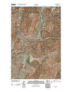 Winona Washington Historical topographic map, 1:24000 scale, 7.5 X 7.5 Minute, Year 2011