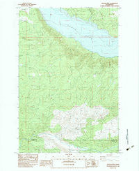 Winters Mtn Washington Historical topographic map, 1:24000 scale, 7.5 X 7.5 Minute, Year 1983