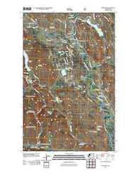 Winthrop Washington Historical topographic map, 1:24000 scale, 7.5 X 7.5 Minute, Year 2011