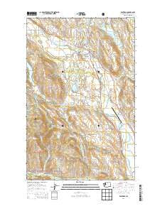 Winthrop Washington Current topographic map, 1:24000 scale, 7.5 X 7.5 Minute, Year 2014