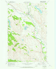 Winthrop Washington Historical topographic map, 1:24000 scale, 7.5 X 7.5 Minute, Year 1969