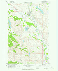 Winthrop Washington Historical topographic map, 1:24000 scale, 7.5 X 7.5 Minute, Year 1969