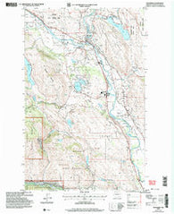 Winthrop Washington Historical topographic map, 1:24000 scale, 7.5 X 7.5 Minute, Year 2002