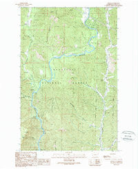 Winton Washington Historical topographic map, 1:24000 scale, 7.5 X 7.5 Minute, Year 1989