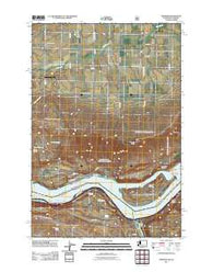 Wishram Washington Historical topographic map, 1:24000 scale, 7.5 X 7.5 Minute, Year 2011