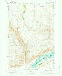 Wood Gulch Washington Historical topographic map, 1:24000 scale, 7.5 X 7.5 Minute, Year 1962