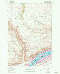Wood Gulch Washington Historical topographic map, 1:24000 scale, 7.5 X 7.5 Minute, Year 1962