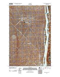 Wooded Island Washington Historical topographic map, 1:24000 scale, 7.5 X 7.5 Minute, Year 2011