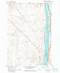 Wooden Island Washington Historical topographic map, 1:24000 scale, 7.5 X 7.5 Minute, Year 1978