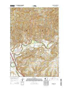 Woodland Washington Current topographic map, 1:24000 scale, 7.5 X 7.5 Minute, Year 2013